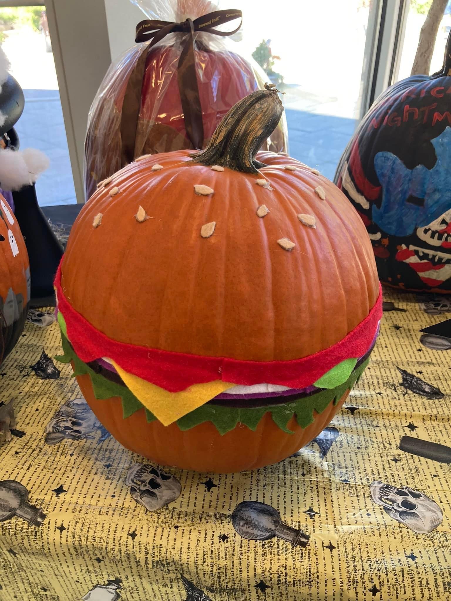 Burger Pumpkin